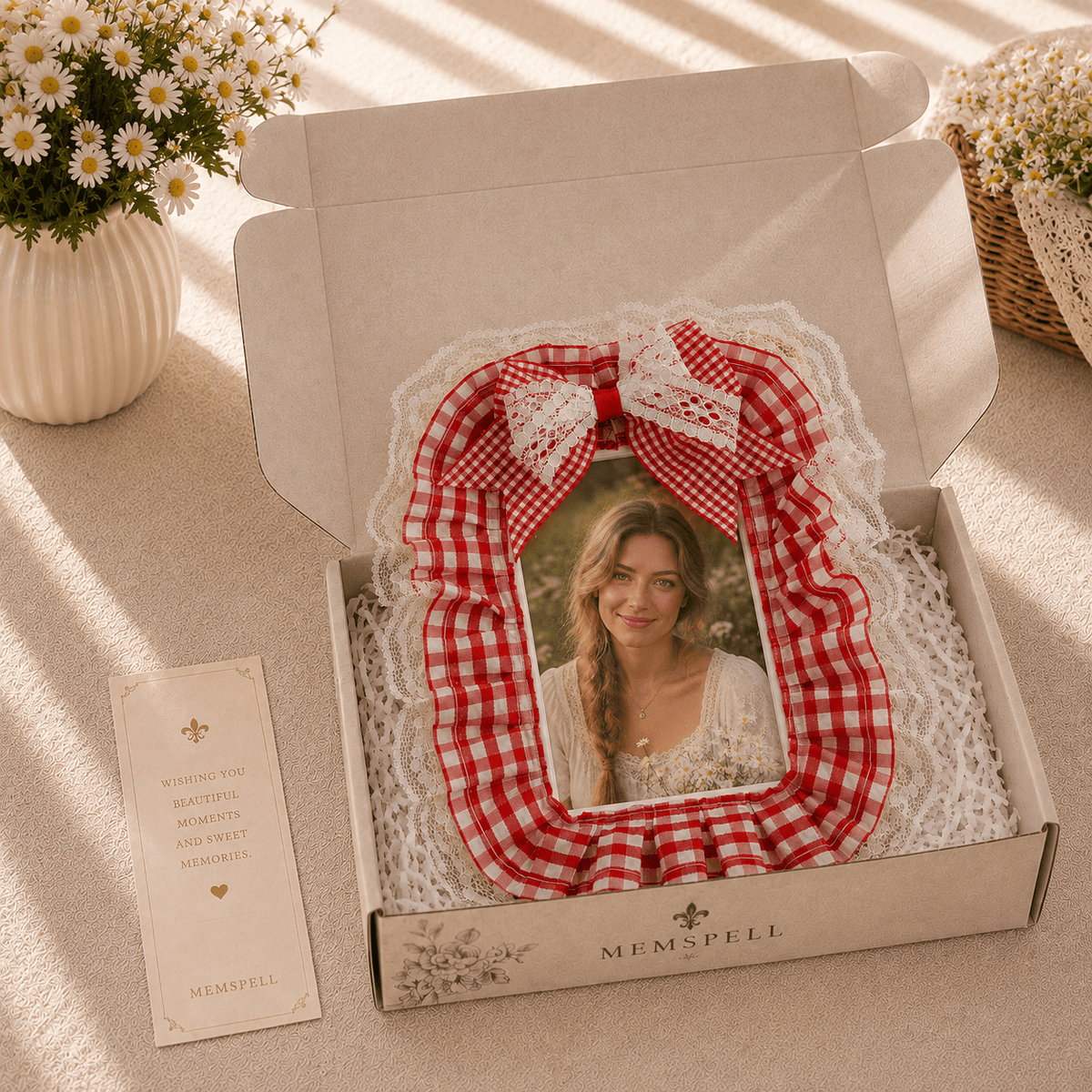 Gingham Rose