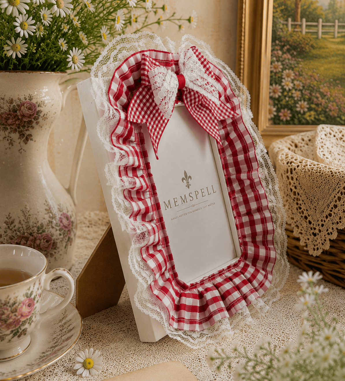 Gingham Rose
